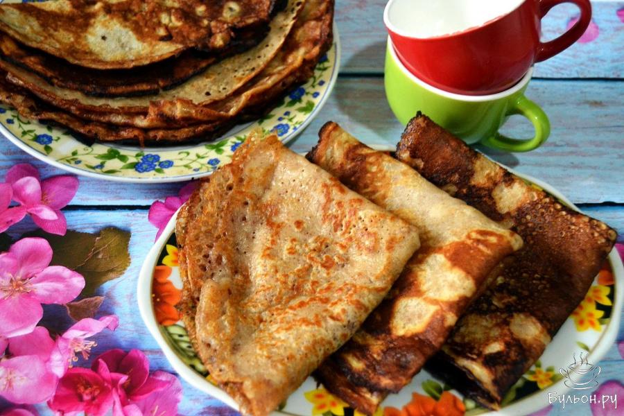 Блины с гречневой мукой