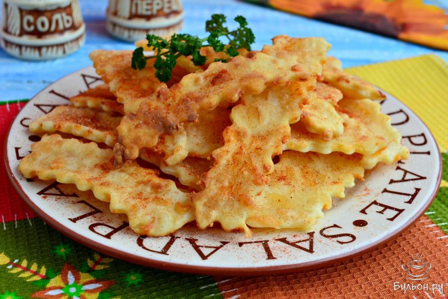 Жареные сырные палочки к пиву