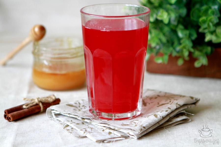 Имбирно-клюквенный морс