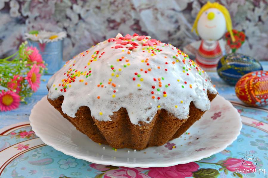 Кулич французский с капучино