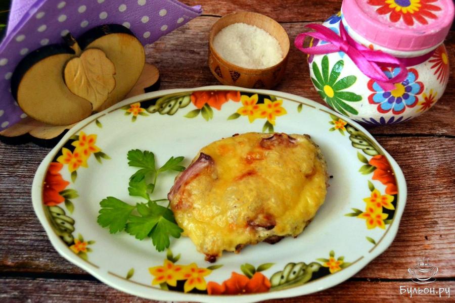Свиной эскалоп под сыром