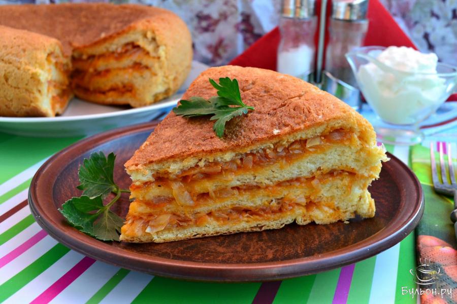 Капустный пирог в мультиварке