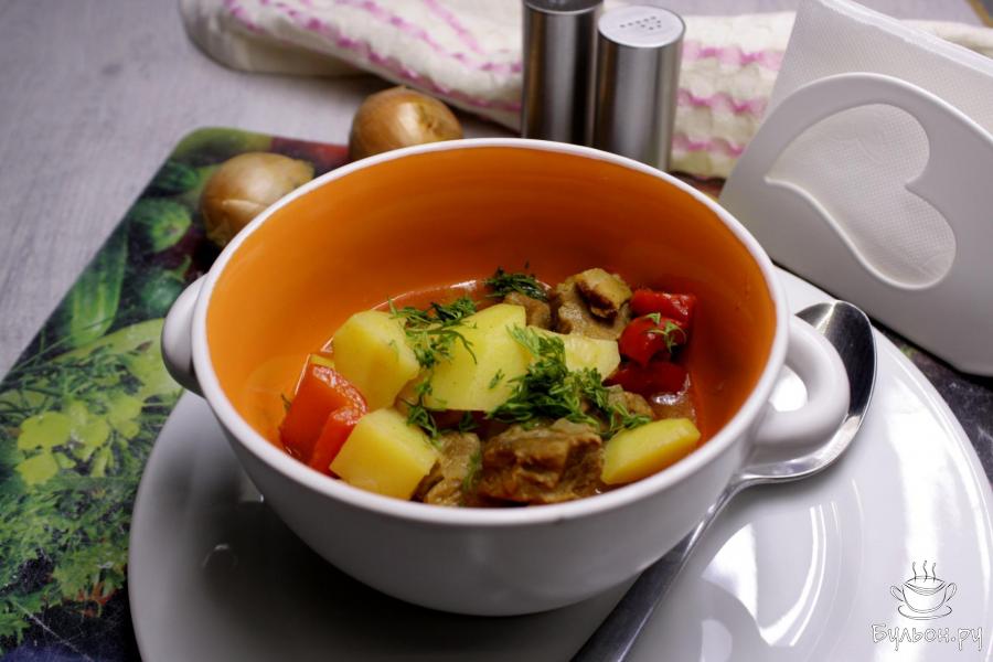 Венгерский гуляш из говядины