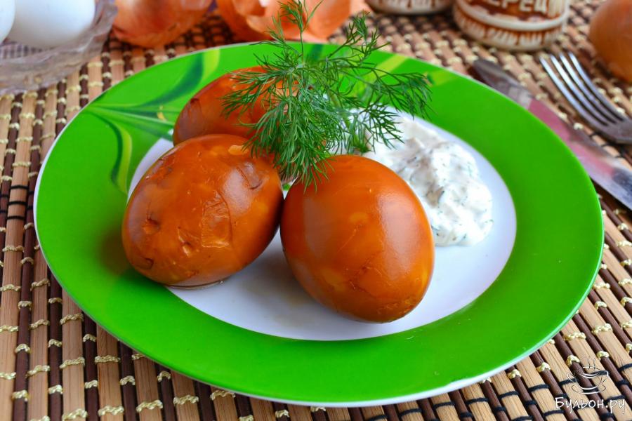 Копченые яйца