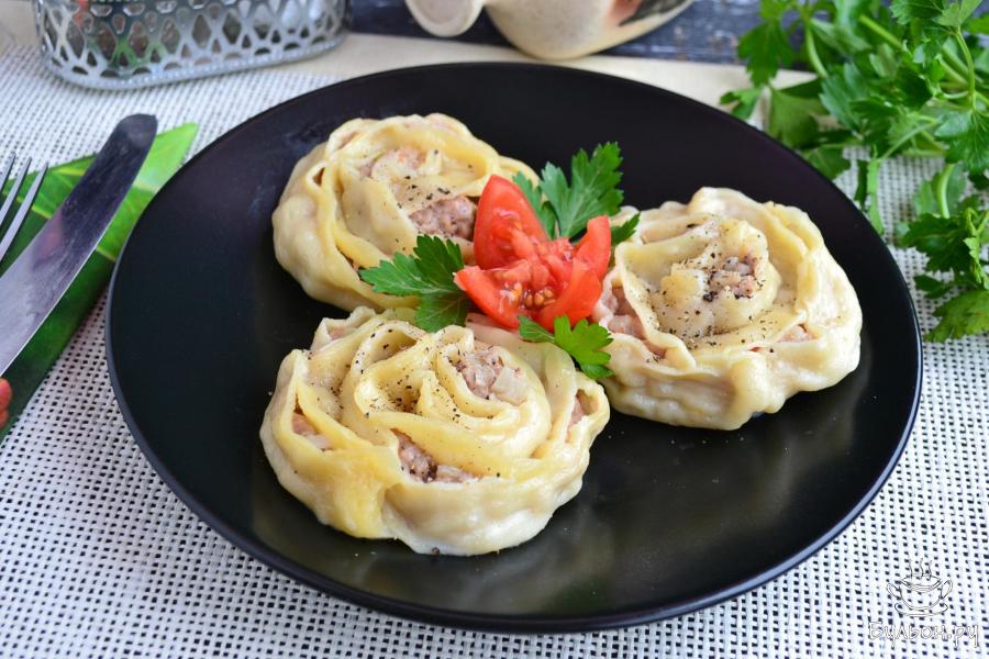 Манты "Розочки"