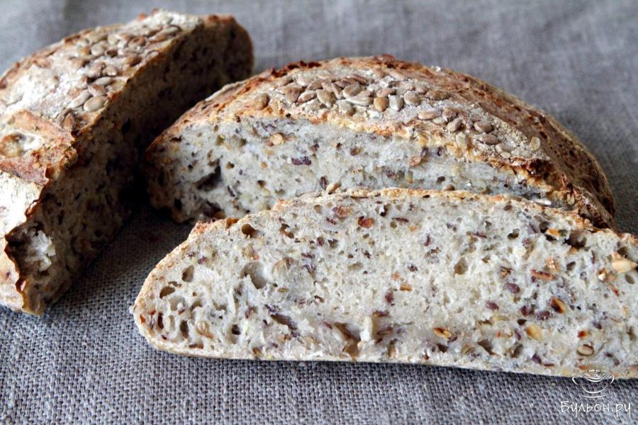 Хлеб с семечками