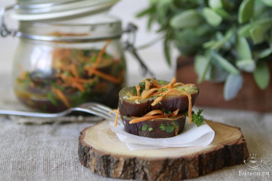 Закуска из баклажанов с чесноком