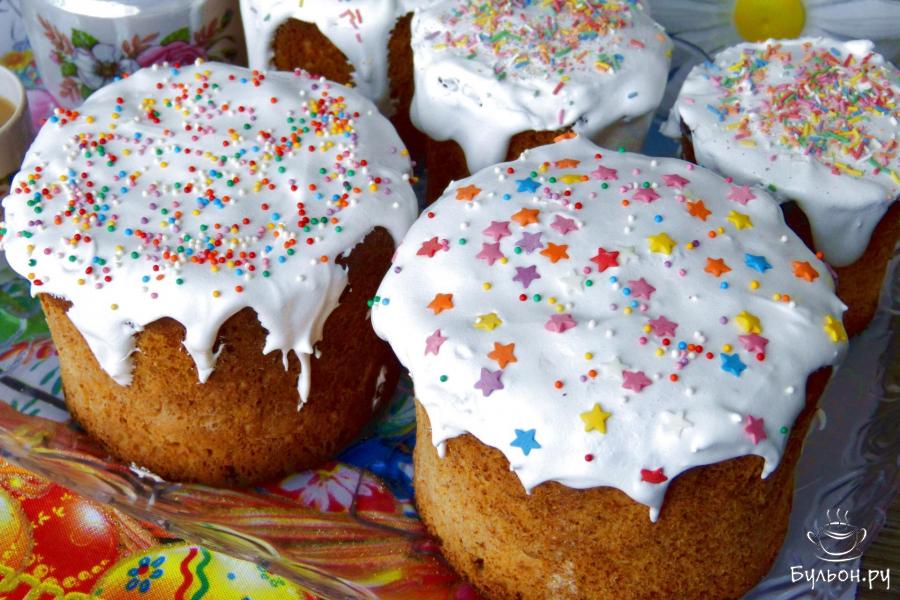 Кулич Творожный дрожжевой