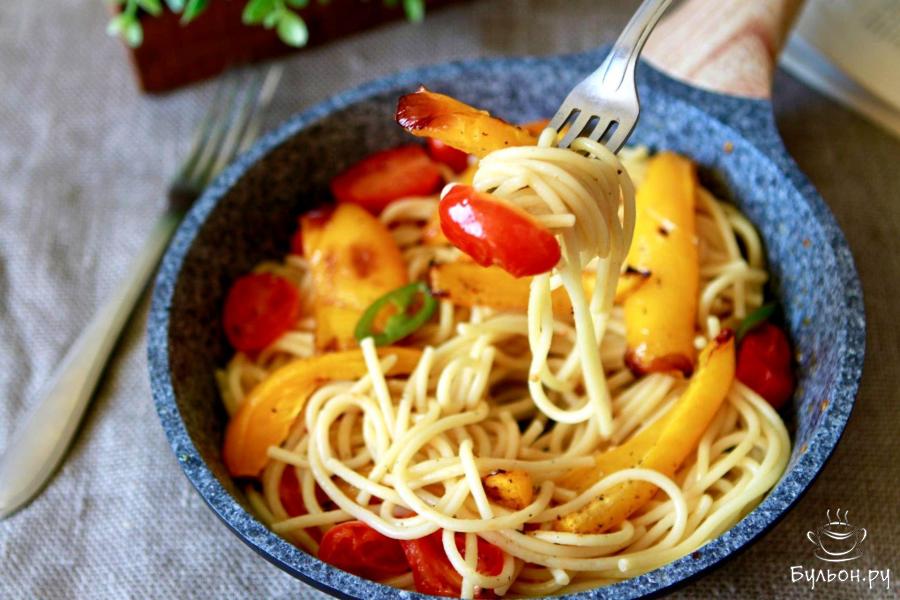 Паста с болгарским перцем