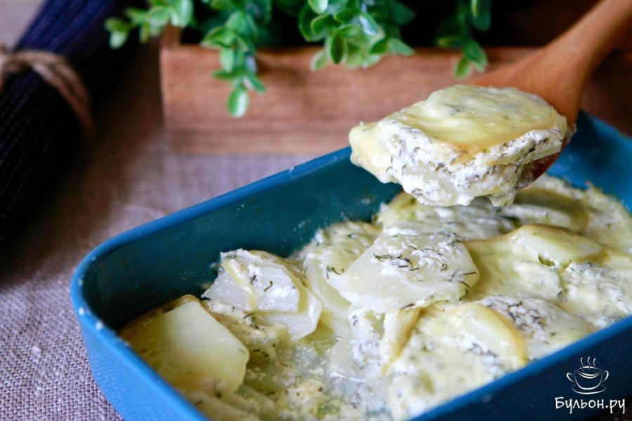 Картофель с сыром в духовке