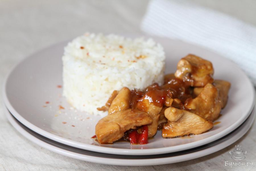 Курица в азиатском стиле с рисом