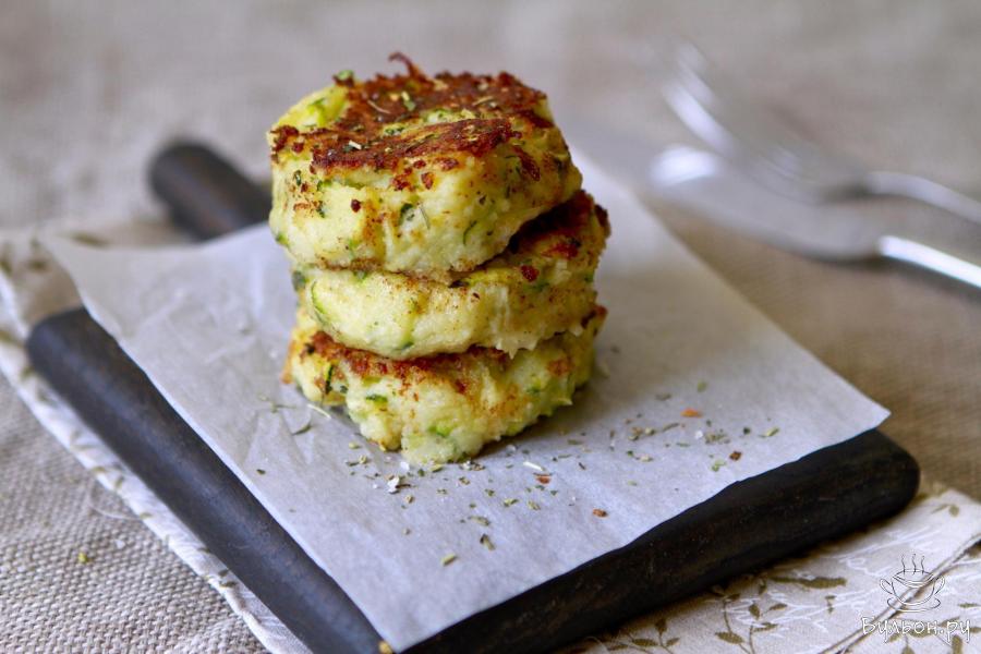 Картофельные котлеты с цуккини