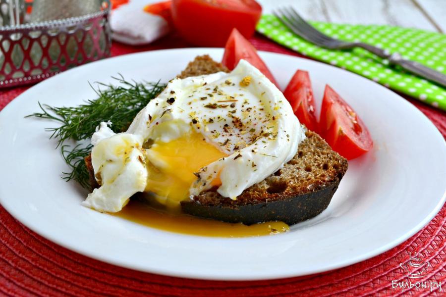 Яйцо пашот в микроволновке