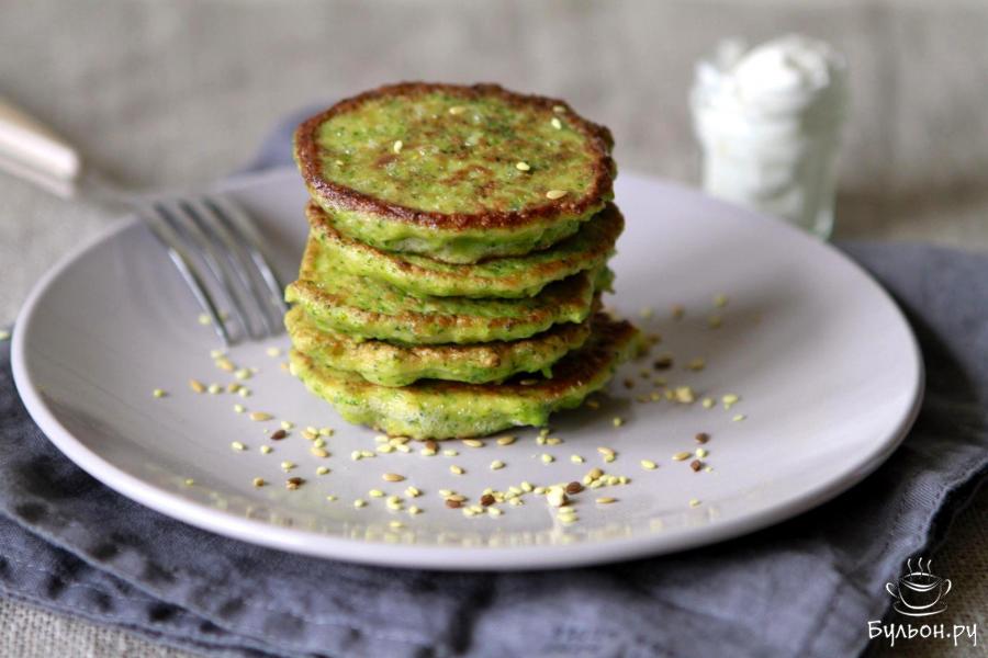 Оладьи из брокколи