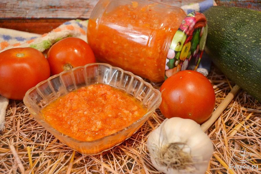 Аджика из кабачков на зиму