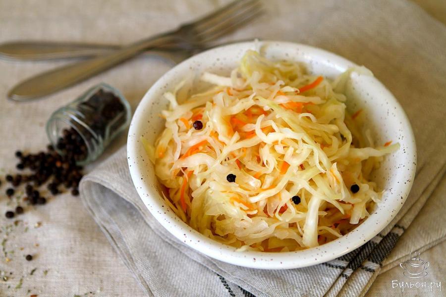 Квашеная капуста с медом