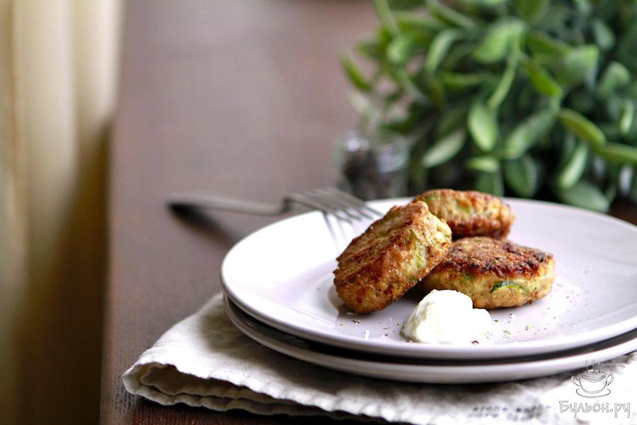 Котлеты из индейки с цуккини