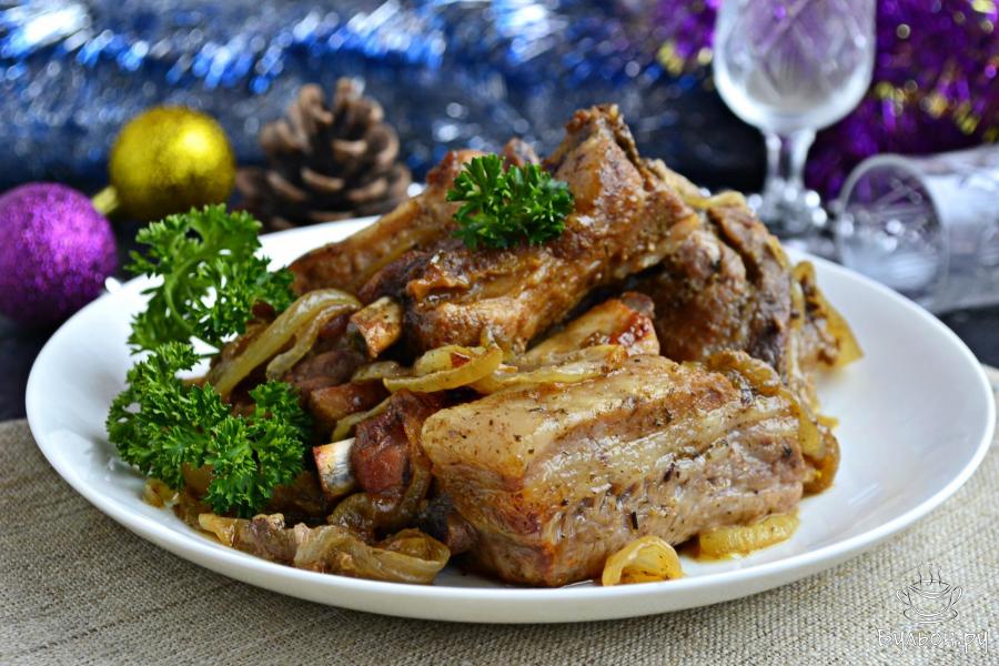 Свиные ребрышки "Медовые"