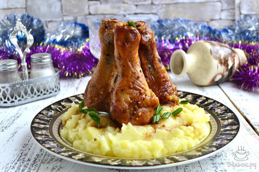 Куриные голени в соевом соусе