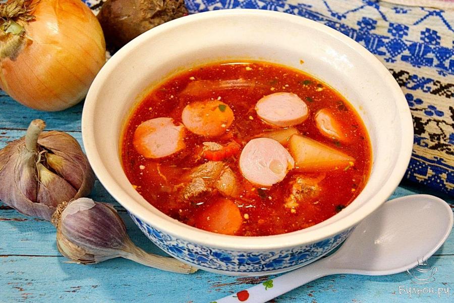 Борщ львовский без капусты