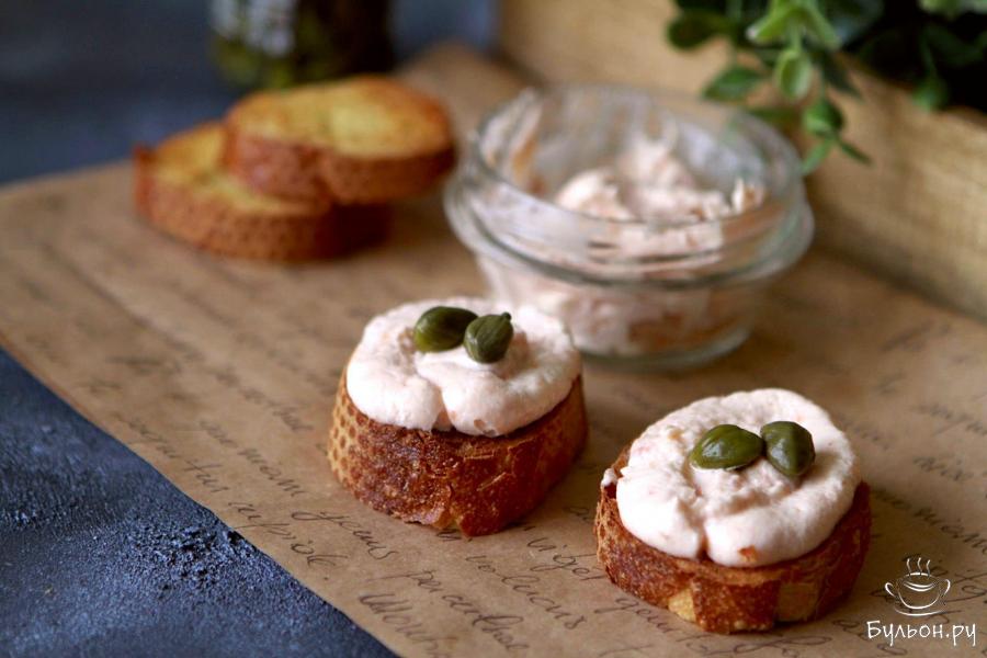 Паштет из слабосоленой семги