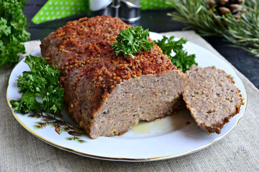 Мясной хлеб в духовке