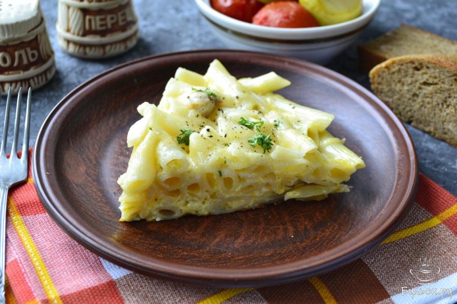 Запеканка из макарон в мультиварке