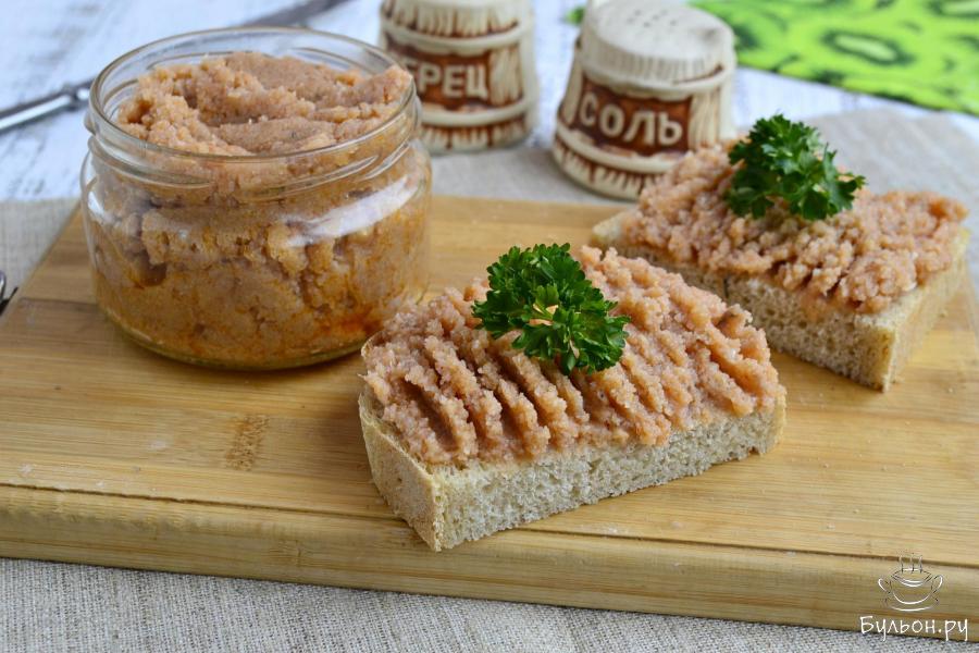 Икра из манки и селедки