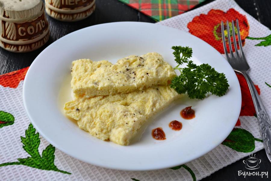 Омлет на пару в мультиварке