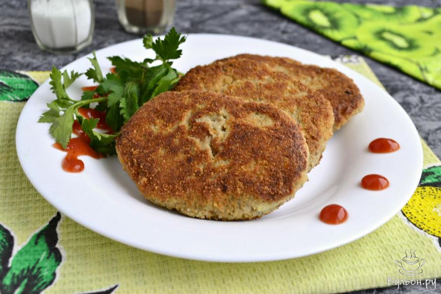 Котлеты из рыбного фарша на сковороде