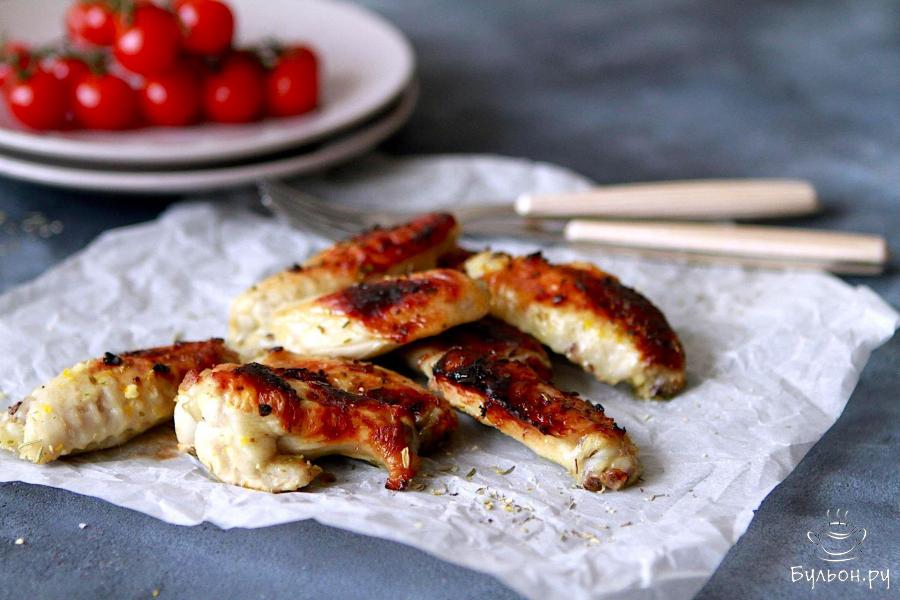 Куриные крылышки в цитрусовом маринаде