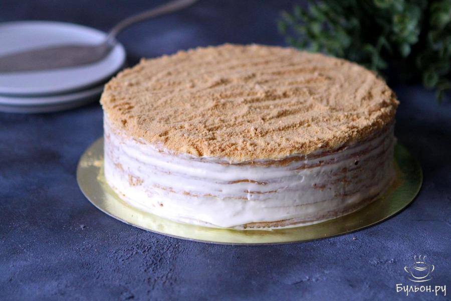 Торт медовый на сковороде