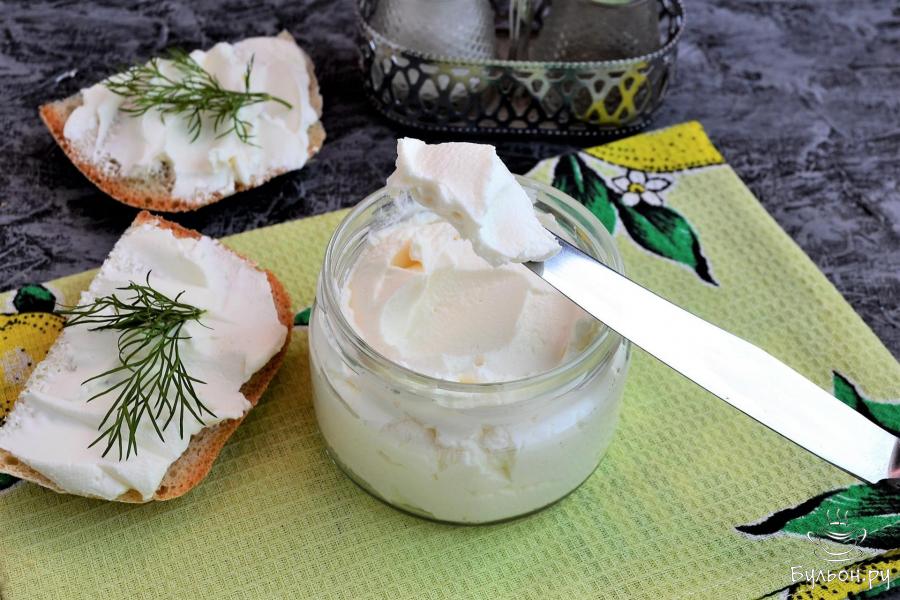 Рецепт домашнего сливочного сыра