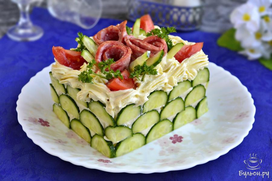 Бутербродный торт