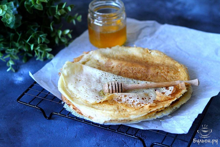Блины на кефире и молоке