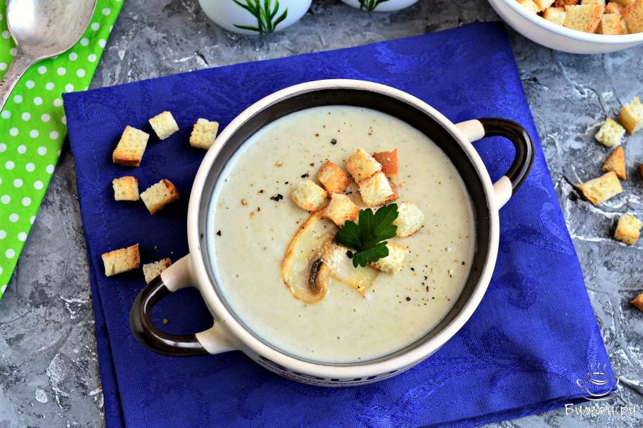 Рецепт грибного крем-супа из шампиньонов
