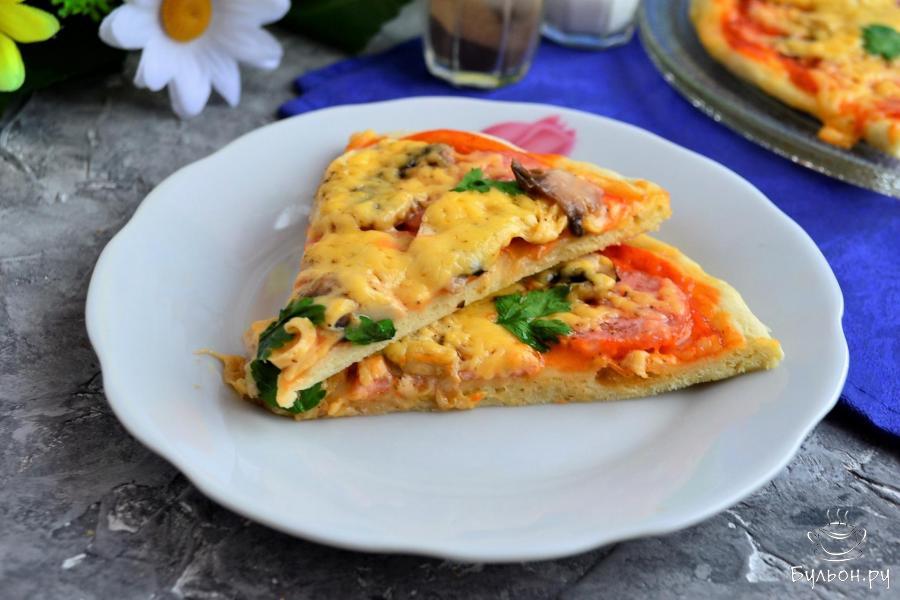 Рецепт пиццы в микроволновке