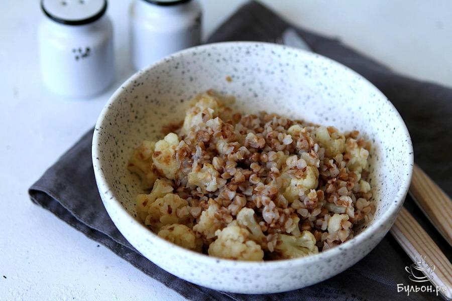 Гречка с цветной капустой