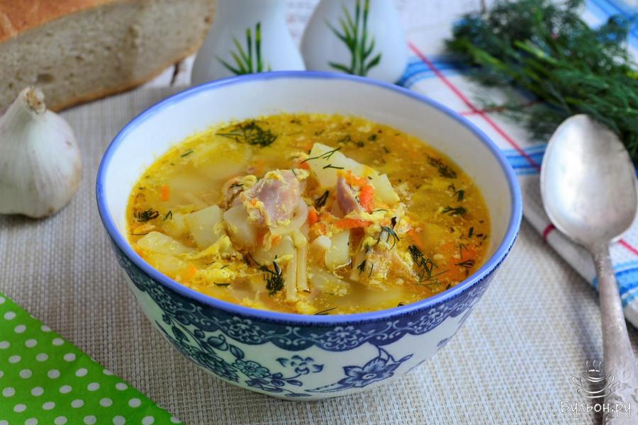 Рецепт куриного супа с яйцом