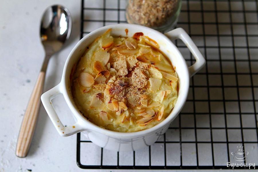 Творожное суфле с яблоками