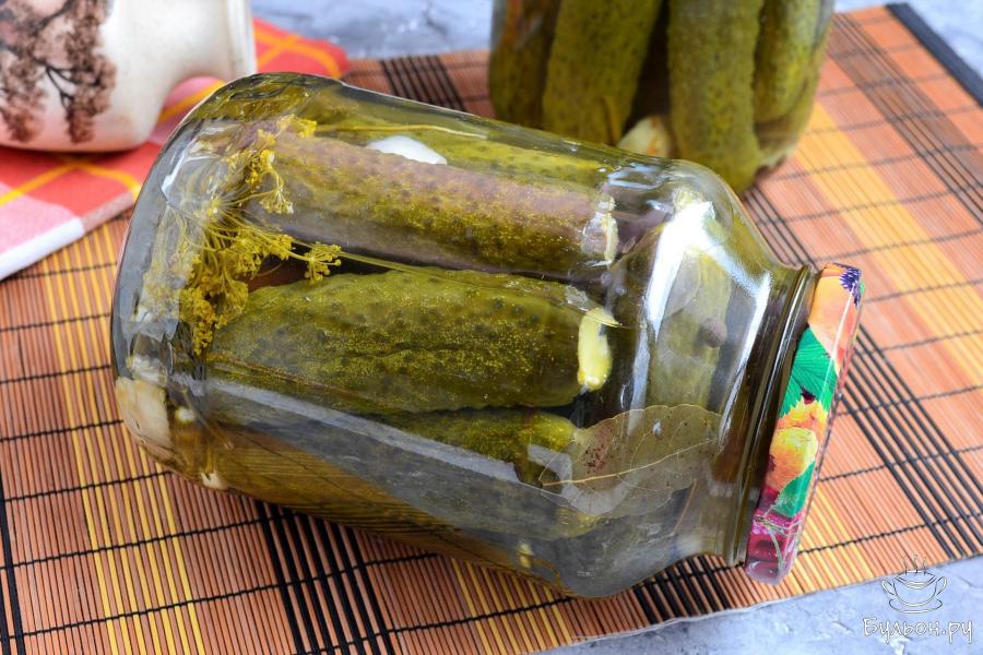 Огурцы маринованные на зиму с лимонной кислотой