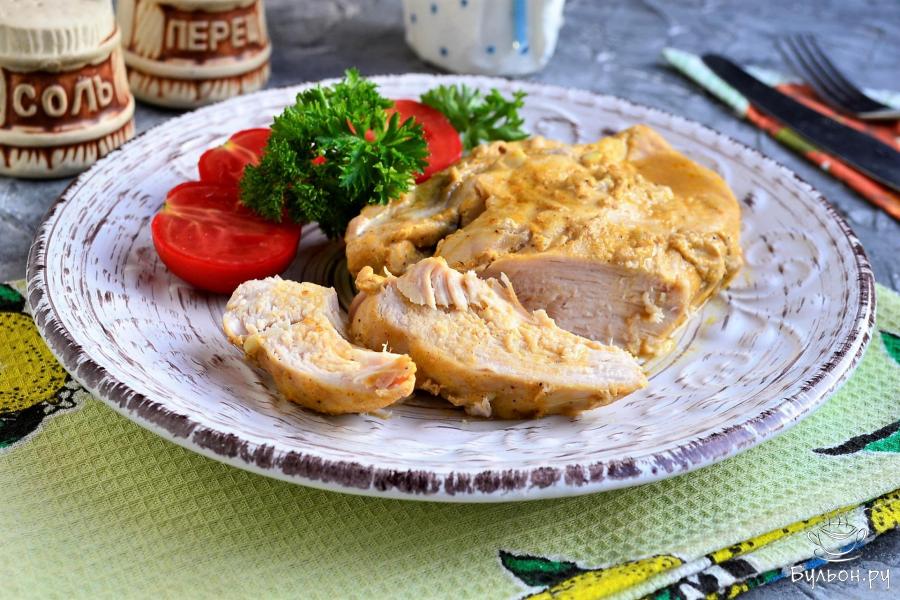 Рецепт куриной грудки в мультиварке