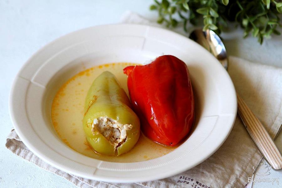 Фаршированные перцы в духовке