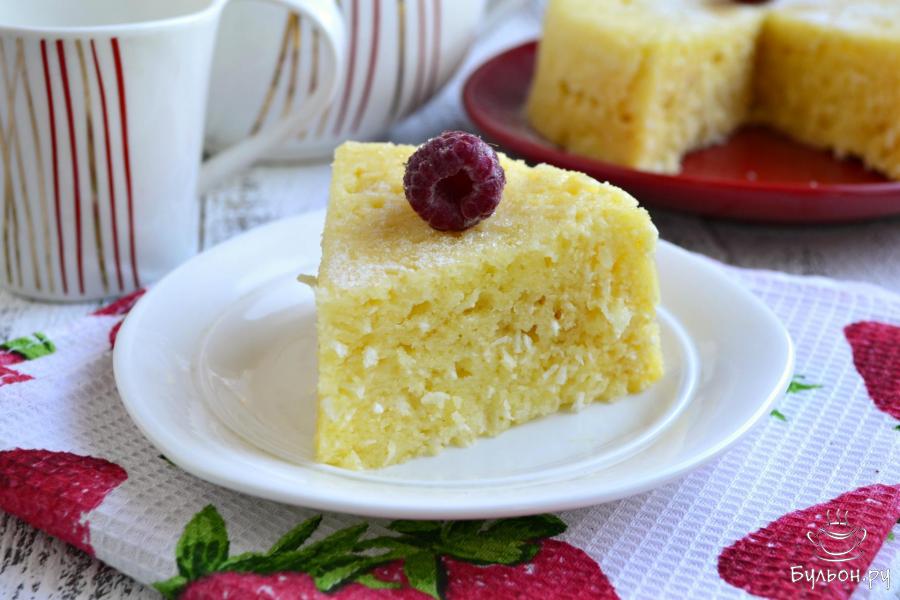 Творожный кекс в микроволновке