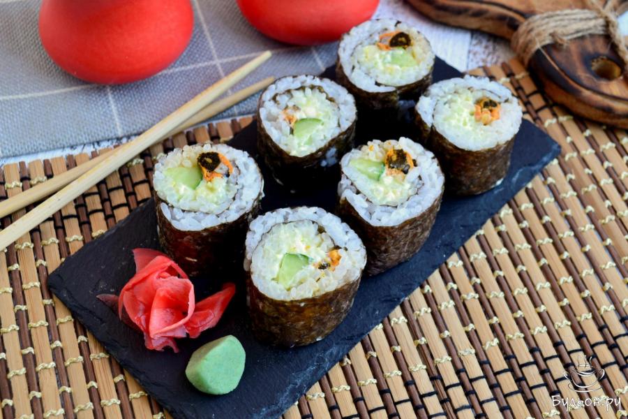 Роллы с мидиями