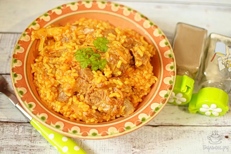 Плов из пропаренного риса