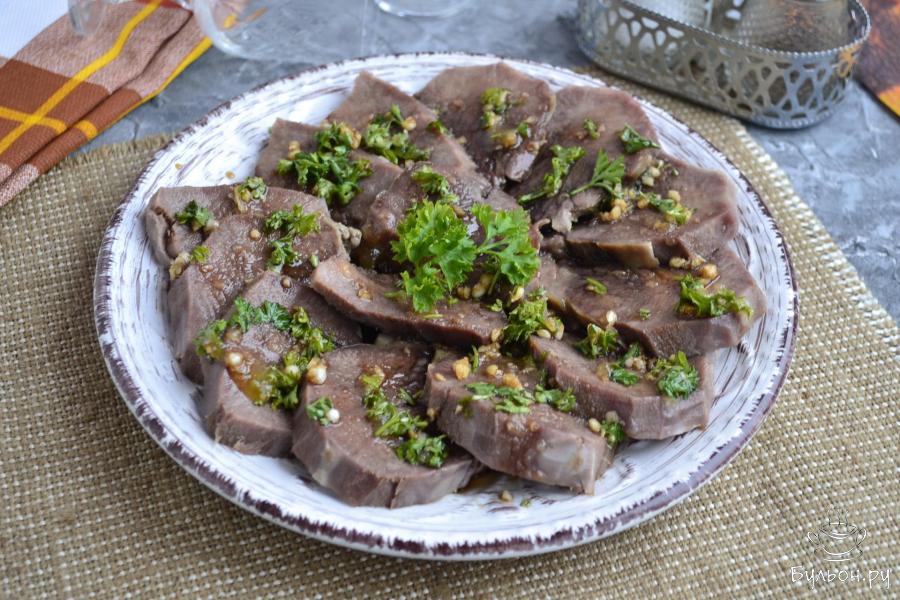 Маринованный свиной язык