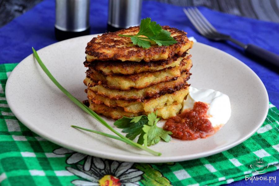 Оладьи из капусты с сыром
