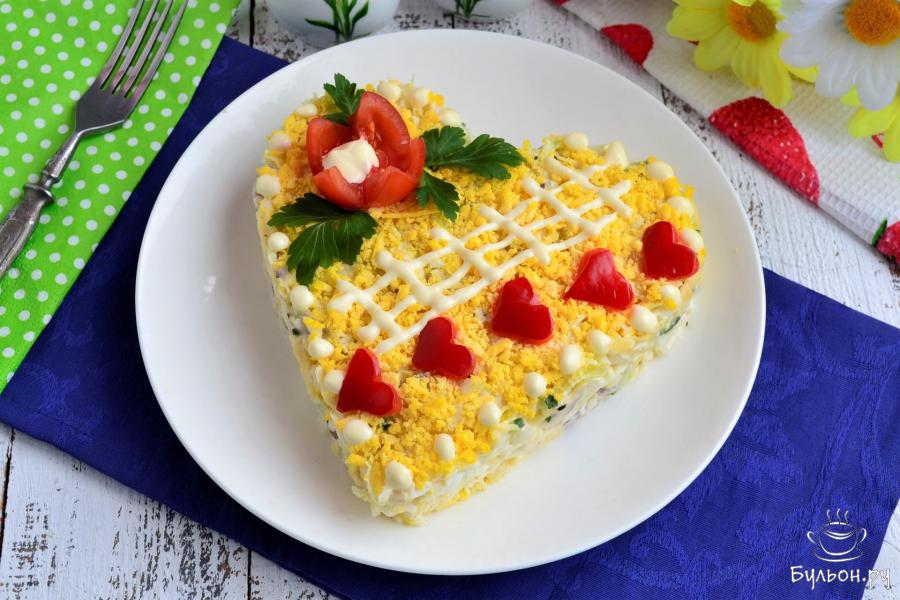 Салат "Первая любовь"