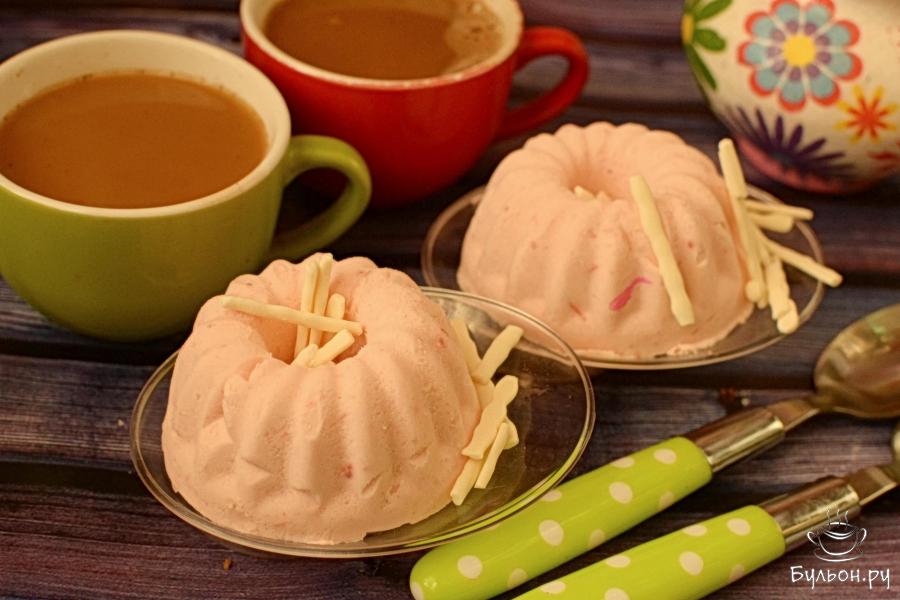 Муссовые пирожные со сгущенкой